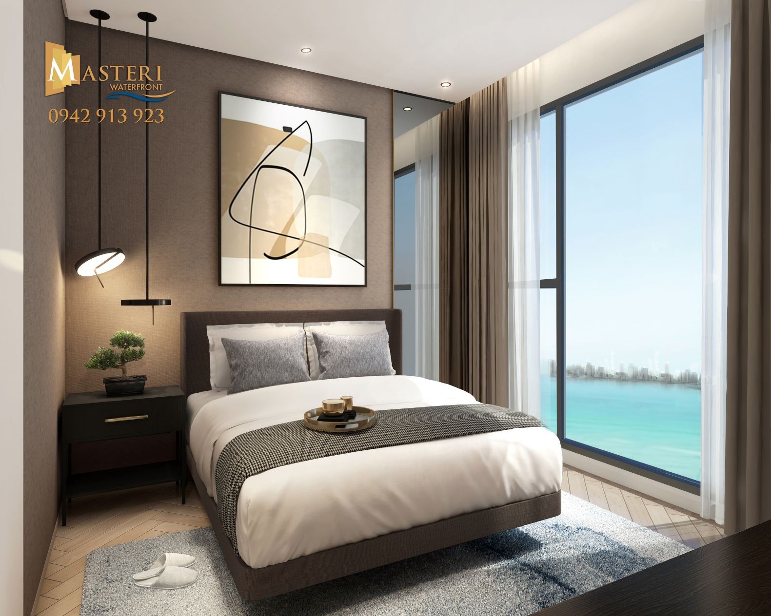 Thiết kế mặt bằng căn hộ chung cư Masteri Waterfront và Bảng giá gốc CĐT